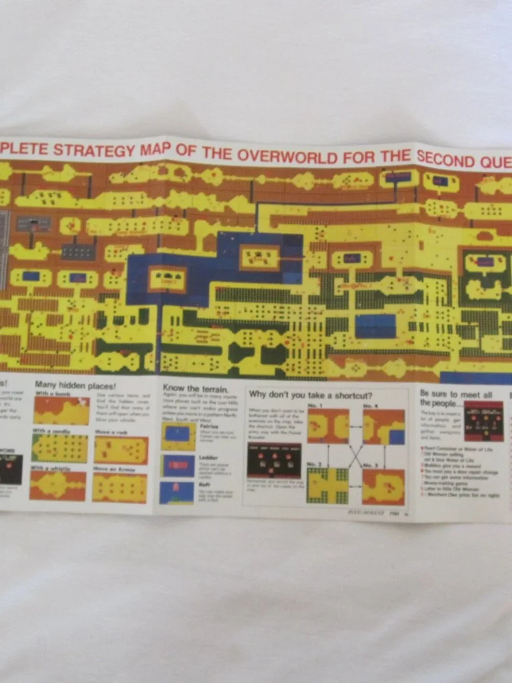 RARE - 1988 Nintendo Power #1 - Super Mario Bros 2 w/ Zelda Map Poster & Inserts